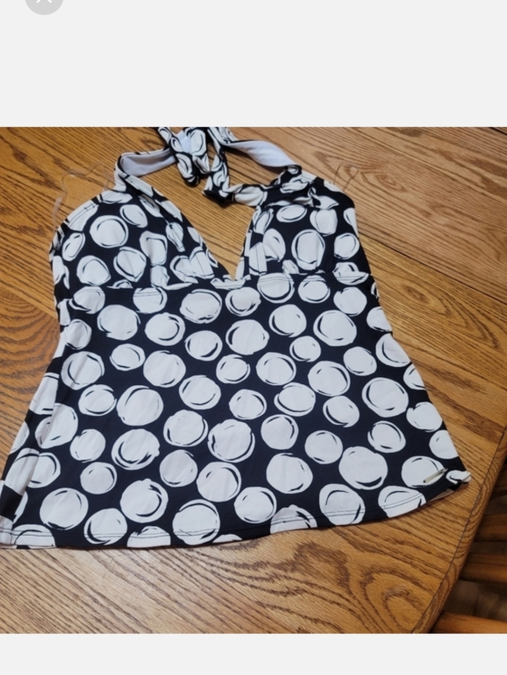 Liz Claiborne swim tankini halter bikini top SlZE 12